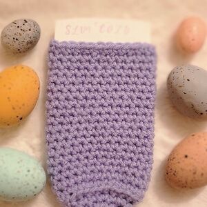 Slim Can Drink Cozy/Koozie W/Easter Egg Coaster Set